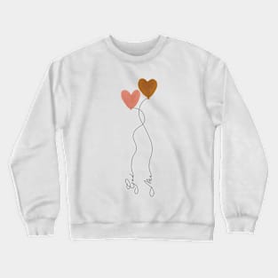 Balloon Hearts - God and Me Crewneck Sweatshirt